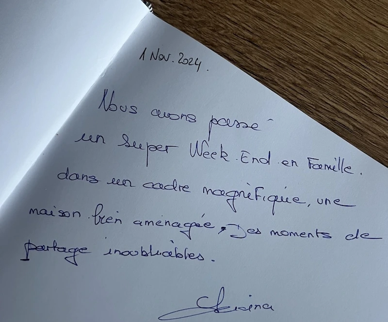 avis du livre d'or gite de groupe avec piscine couverte chauffée albi tarn occitanie