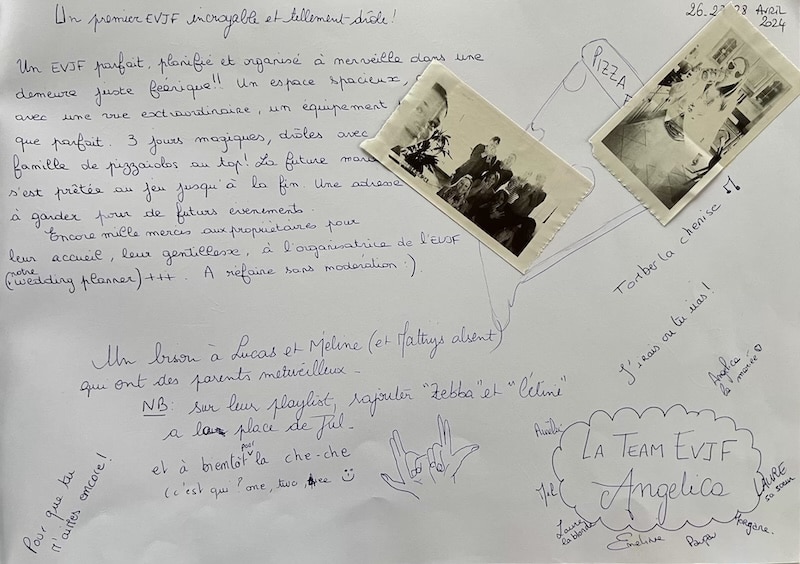 Livre d'or gite de groupe la barrière occitanie albi extrait 4